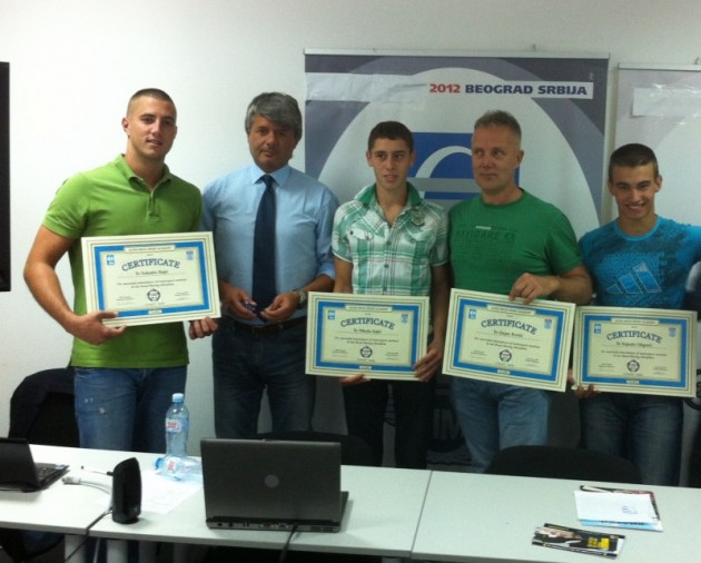 USPEŠNI POLAZNICI V. Bajić, A. Sambuko, N. Gajić, D. Krstić i V. Gligorić 