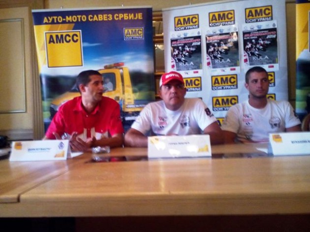 Supermoto press Danijel Vastag, Goran Lovric i Vukasin Bajic