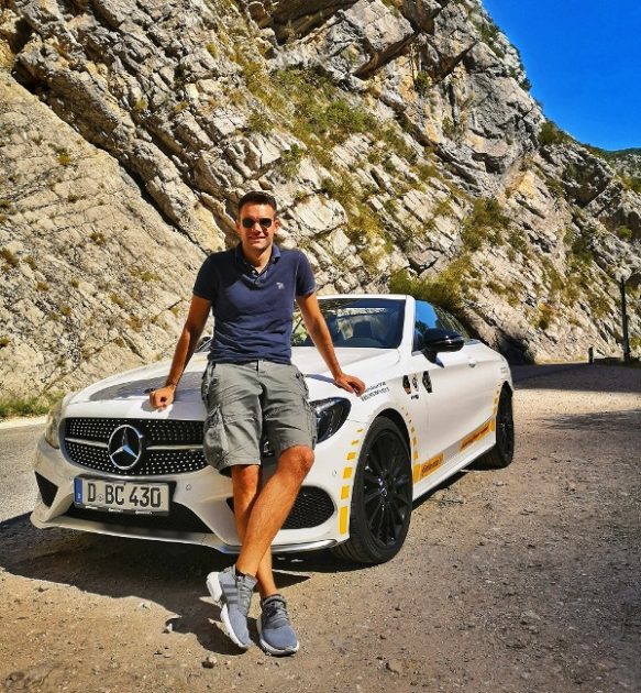 Bojan Perić i Mercedes C43 AMG 4 Matic Cabrio