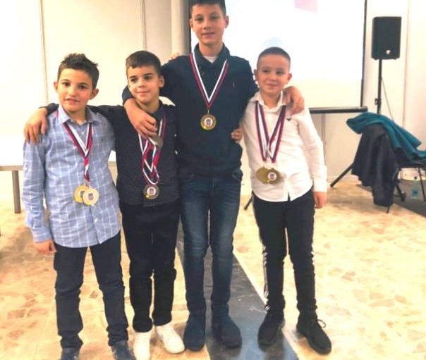 Petar Bogatinovski, Andrej Dobrota, Filip Jenić i Nemanja Jovanović