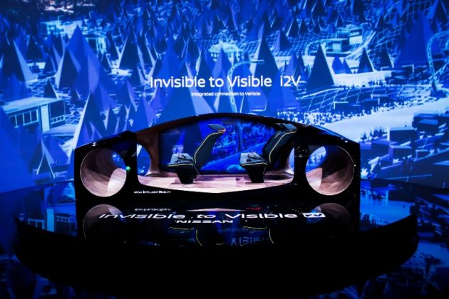 Nissan Invisible-to-Visible Technology at CES 2019
