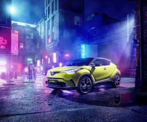 C-HR Neon Lime front