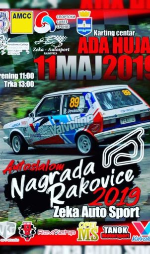 Auto slalom Ada Huja Auto Zeka