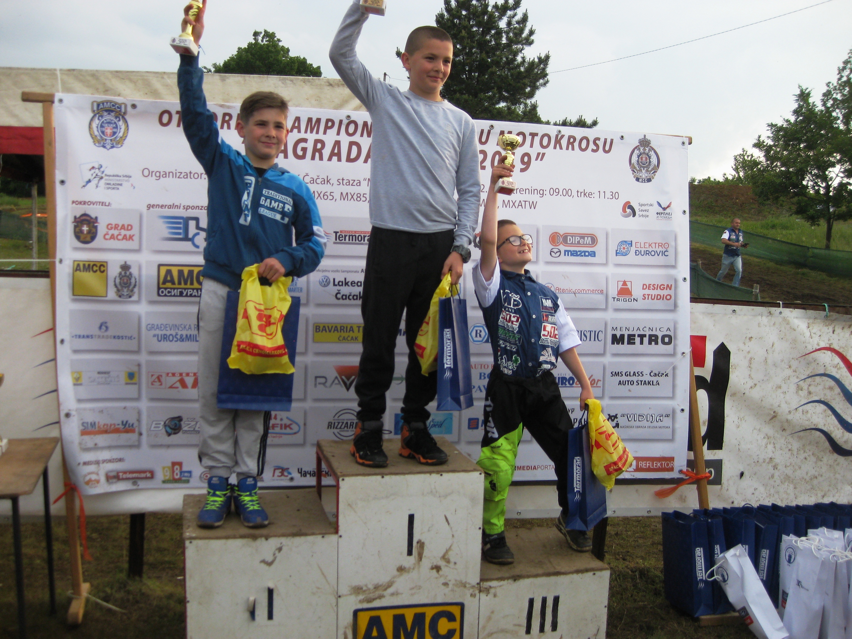 MX 65 1. D. Crnjanski, 2. A. Milosavljević, 3. V. Ćajić