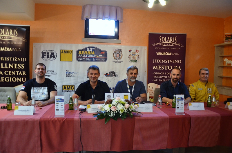 Press uoči ceremonijalnog starta Borković, Lazarac, Milojković, Puškadi i Angelov
