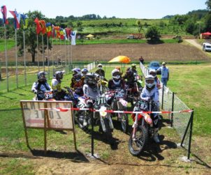 Detalj iz predstarta na stazi MK Gajić Globare 2014