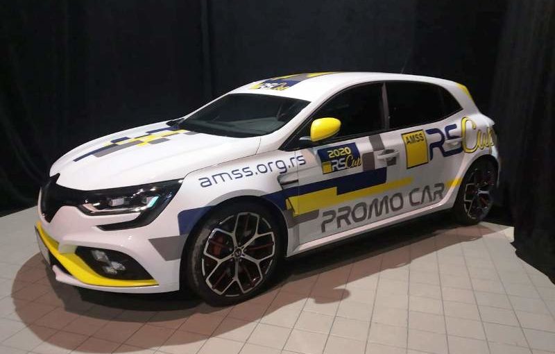 Metalna zvezda večeri Reno megan R. S. trophy kup automobil