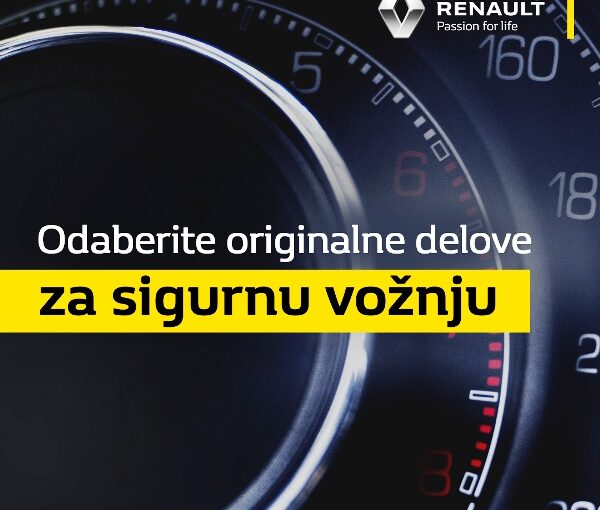 Originalni rezervni delovi za sigurnu vožnju