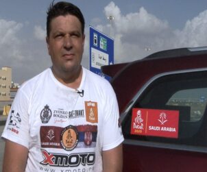 Gabor Sagmajster Džeda uoči tehničkog za 43. Dakar reli