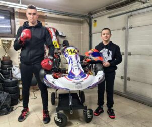 Marko Nikolić bokser i Nemanja Jovanović kartingaš