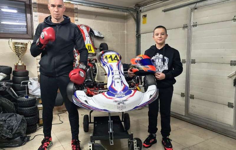Marko Nikolić bokser i Nemanja Jovanović kartingaš