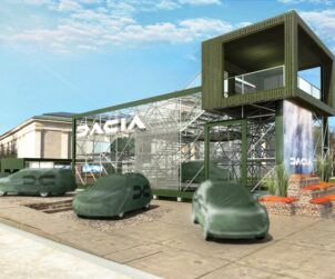 Vue 3D stand Dacia