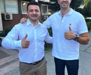 Dušan Borković i direktor agencije za bezbednost saobraćaja