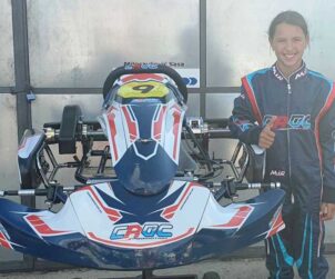 Petra Milosavljević i Croc kart timPetra Milosavljević i Croc kart tim