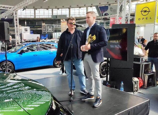 Dragan Milutinović i Nemanja Živojinović Peugeot 408 Automobil godine