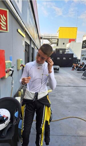 Andrija Kostić na treningu F 4 Katalunja Španija