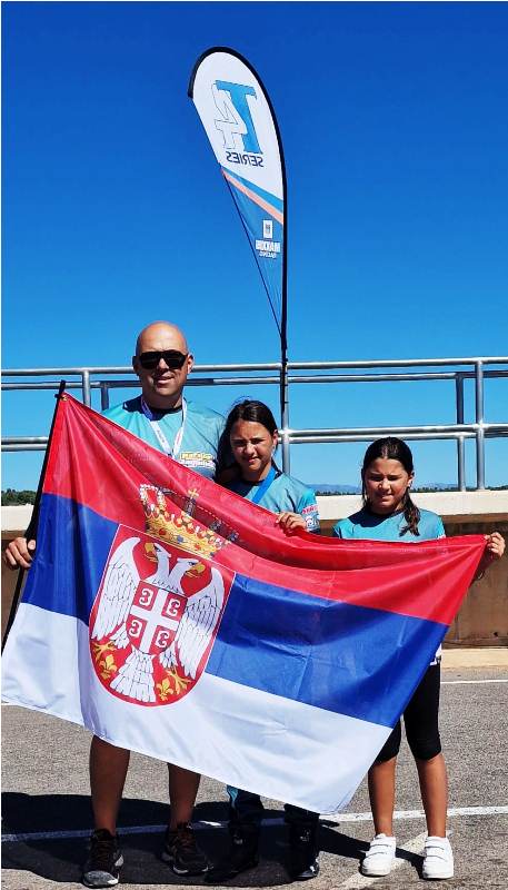 Saša, Petra i Staša Milosavljević u Valensiji septembar 2023