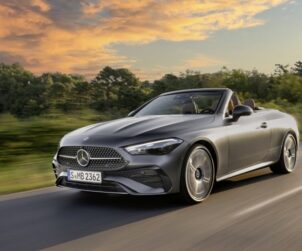 Mercedes-Benz CLE Cabriolet, Exterieur: AMG-Line, graphitgrau magno; Interieur: AMG-Line, Nappaleder Tonkabraun // Mercedes-Benz CLE Cabriolet, exterior: AMG-Line, graphite grey magno; interior: AMG-Line, nappa leather tonka brown
