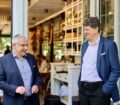 Aris Karousos, generalni direktor EKO Serbia,Žarko Zečević, prvi potpredsednik Olimpijskog komiteta Srbije.