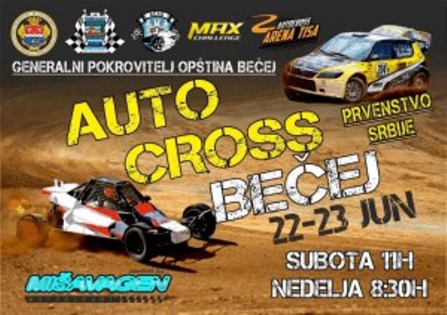 Auto cros Bečej plakat za 2024