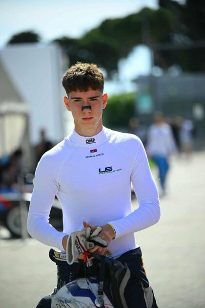 Andrija Kostić šampionat Italije F4 jul 2025