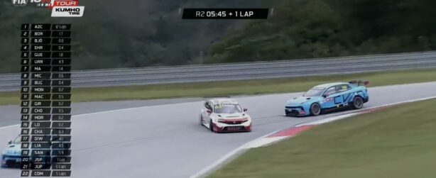 Dušan Borković sudar na drugoj trci FIA TCR u JUžnoj Koreji