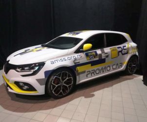 Metalna zvezda večeri Reno megan R. S. trophy kup automobil