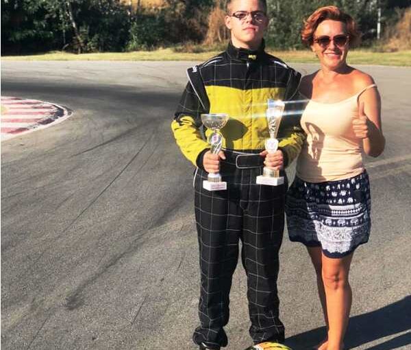 Uroš i Zorica Stevanović Ada Huja kartodrom 2 IX 2019