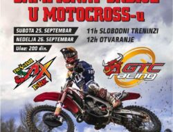 Najava moto kros trke MX Trešnjari 2021