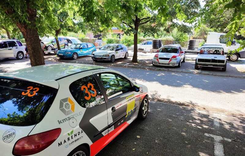 Servisno parkište Negotin uoči brdske trke Bukovo 2022