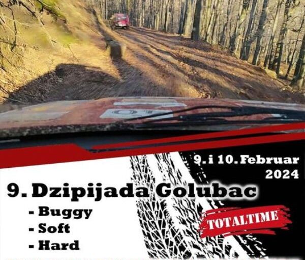 9. Golubačka džipijada plakat