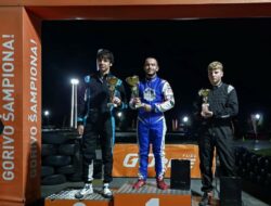 Nemanja Neca Jovanović Jagodina pobednički podijum karting oktobar 2026